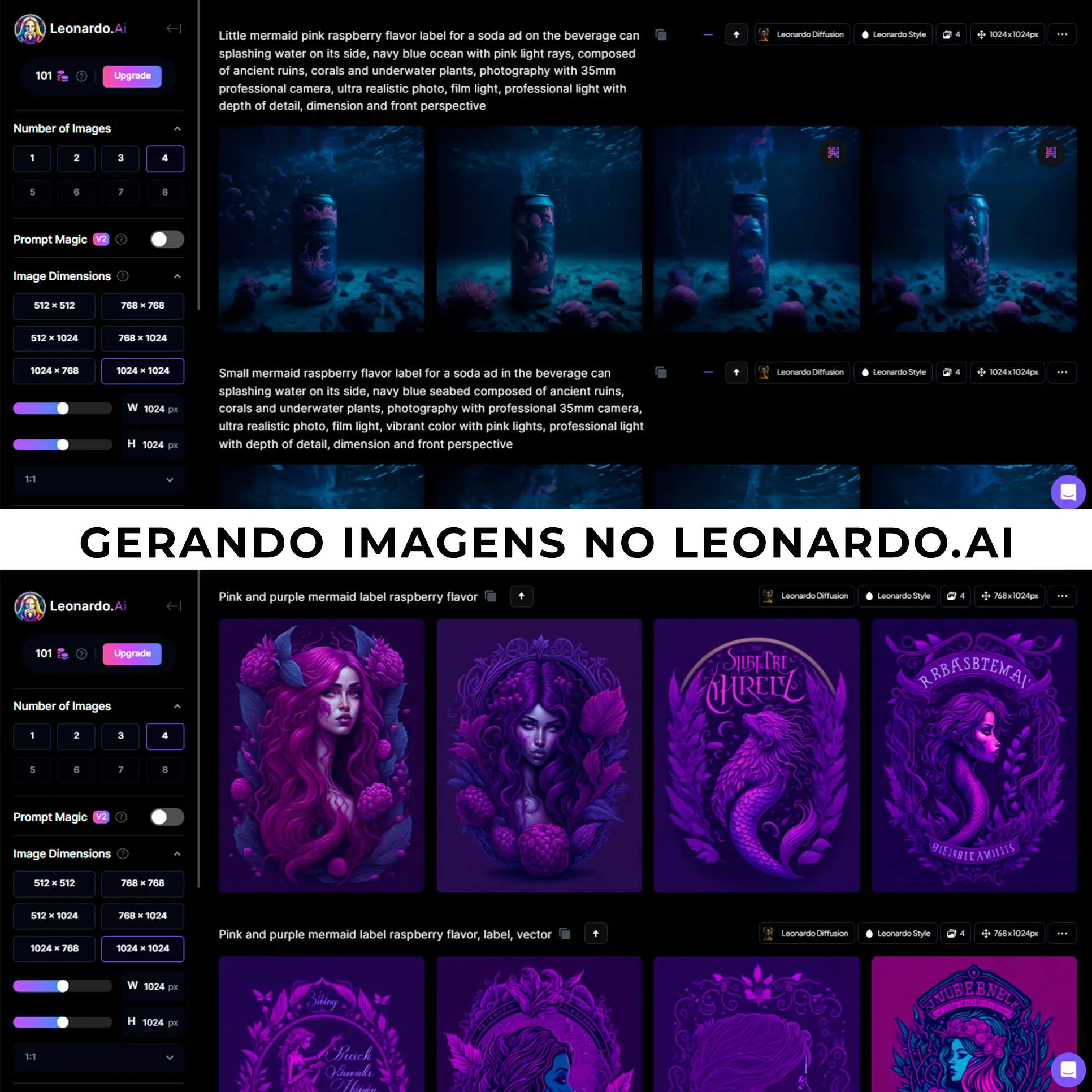 Gerar imagens no Leonardo.IA- Energia do mar